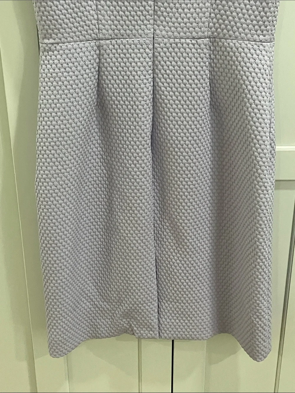 NWT J. Crew Portfolio Lilac Purple Polyester Sleeveless Midi Dress - Picture 6 of 11